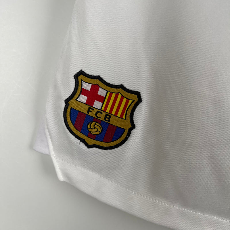 Short Barcelona Branco 2023/24